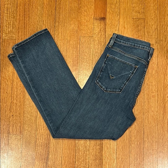 Hudson Jeans Denim - Hudson Barbara Marin Jeans  Dark Blue Straight Jeans Size 30